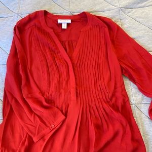 Red nursing shirt